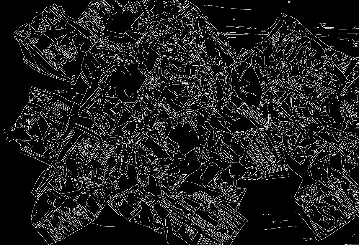 Preview of D receipts: canny edge map