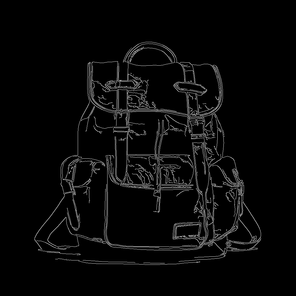 Preview of Pr backpack: canny edge map