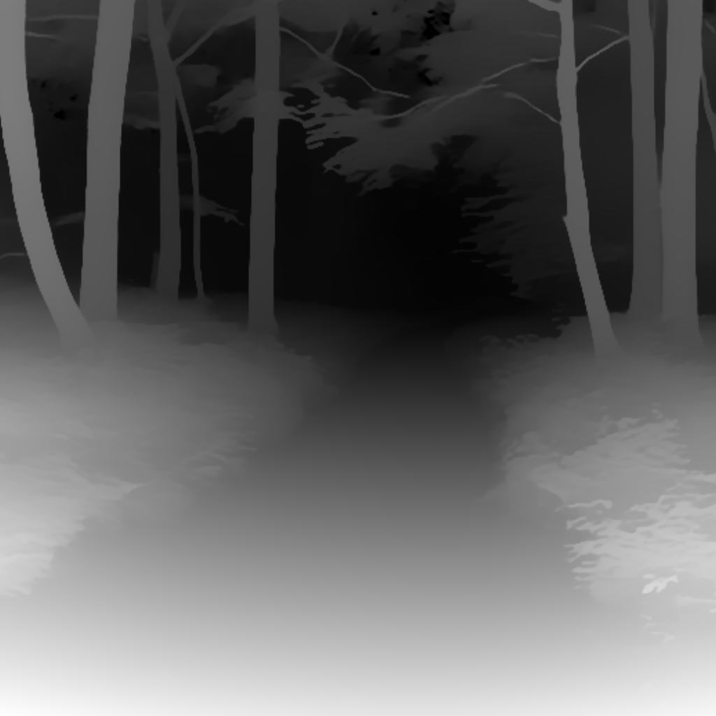 Preview of L forest path: depth map