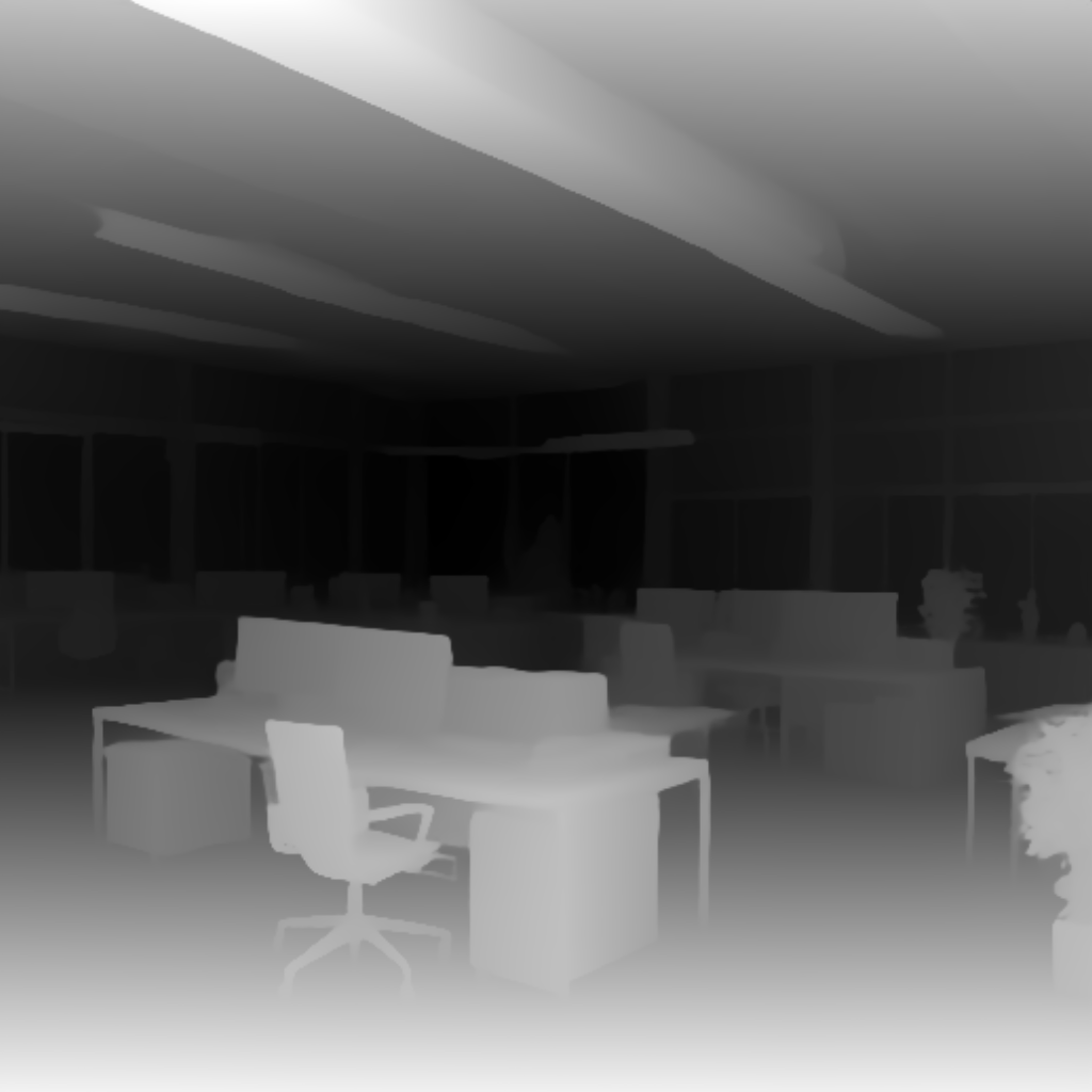 Preview of S office open: depth map