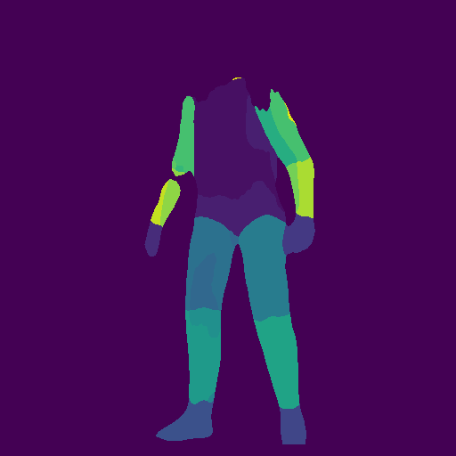 Preview of G char knight: dense pose map