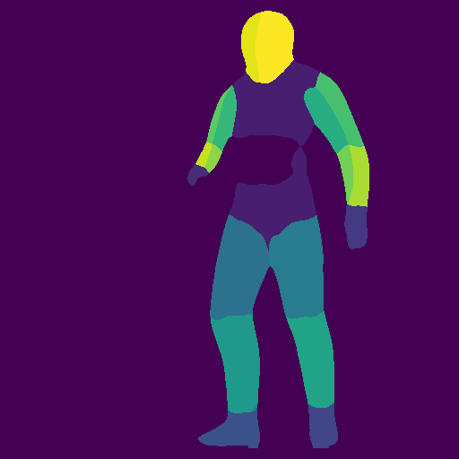 Preview of G char scifi: dense pose map