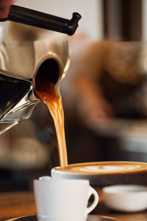Preview of F coffee pour: expanded canvas