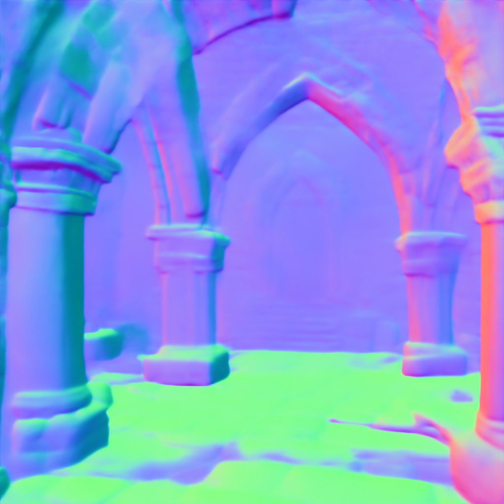 Preview of G dungeon: surface normal map
