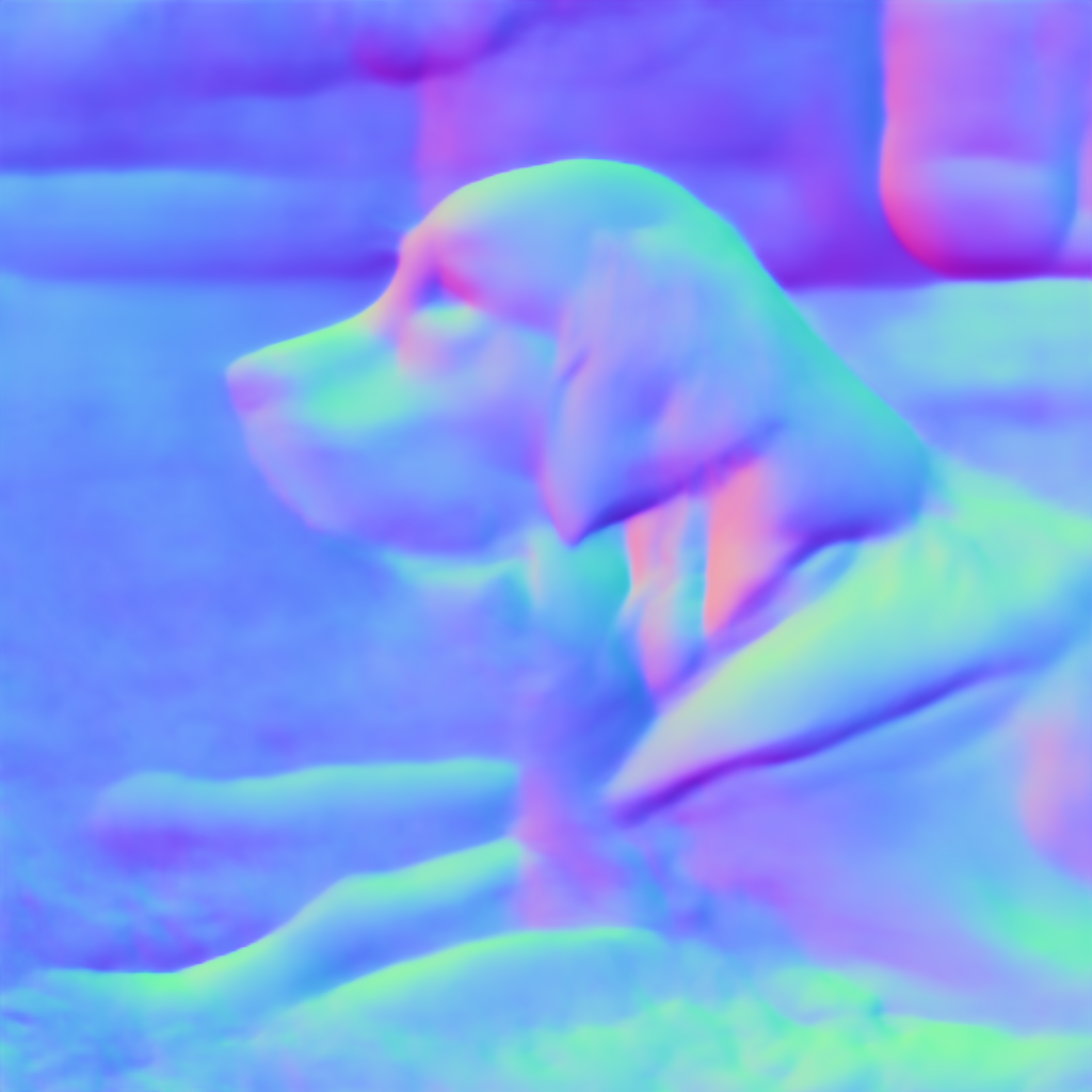 Preview of N dog park: surface normal map
