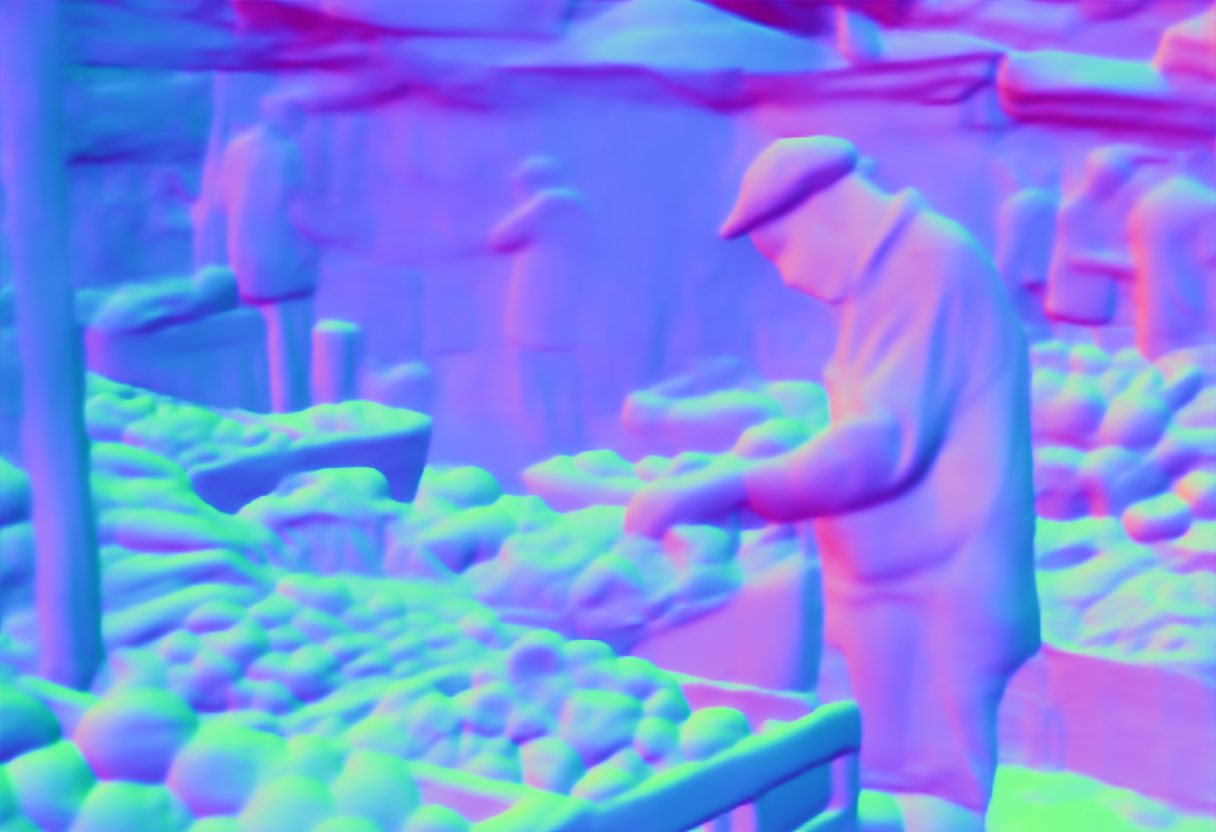 Preview of Owner market: surface normal map