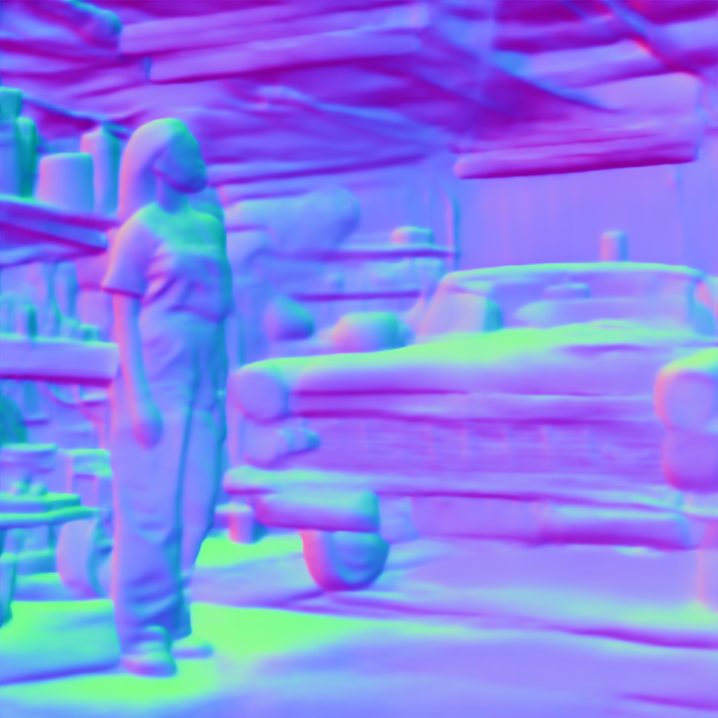 Preview of P mechanic w: surface normal map
