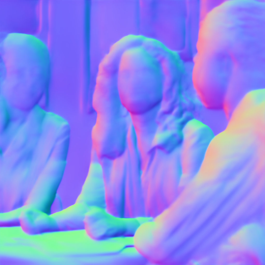 Preview of P teacher cls: surface normal map