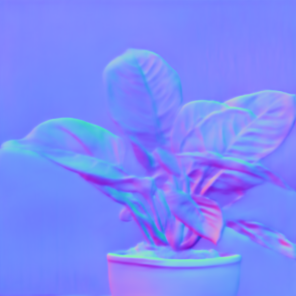 Preview of Pr plant pot: surface normal map