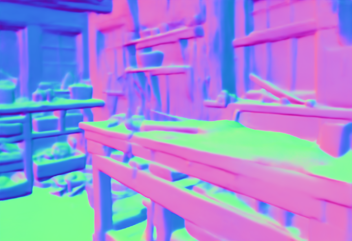 Preview of S workshop: surface normal map