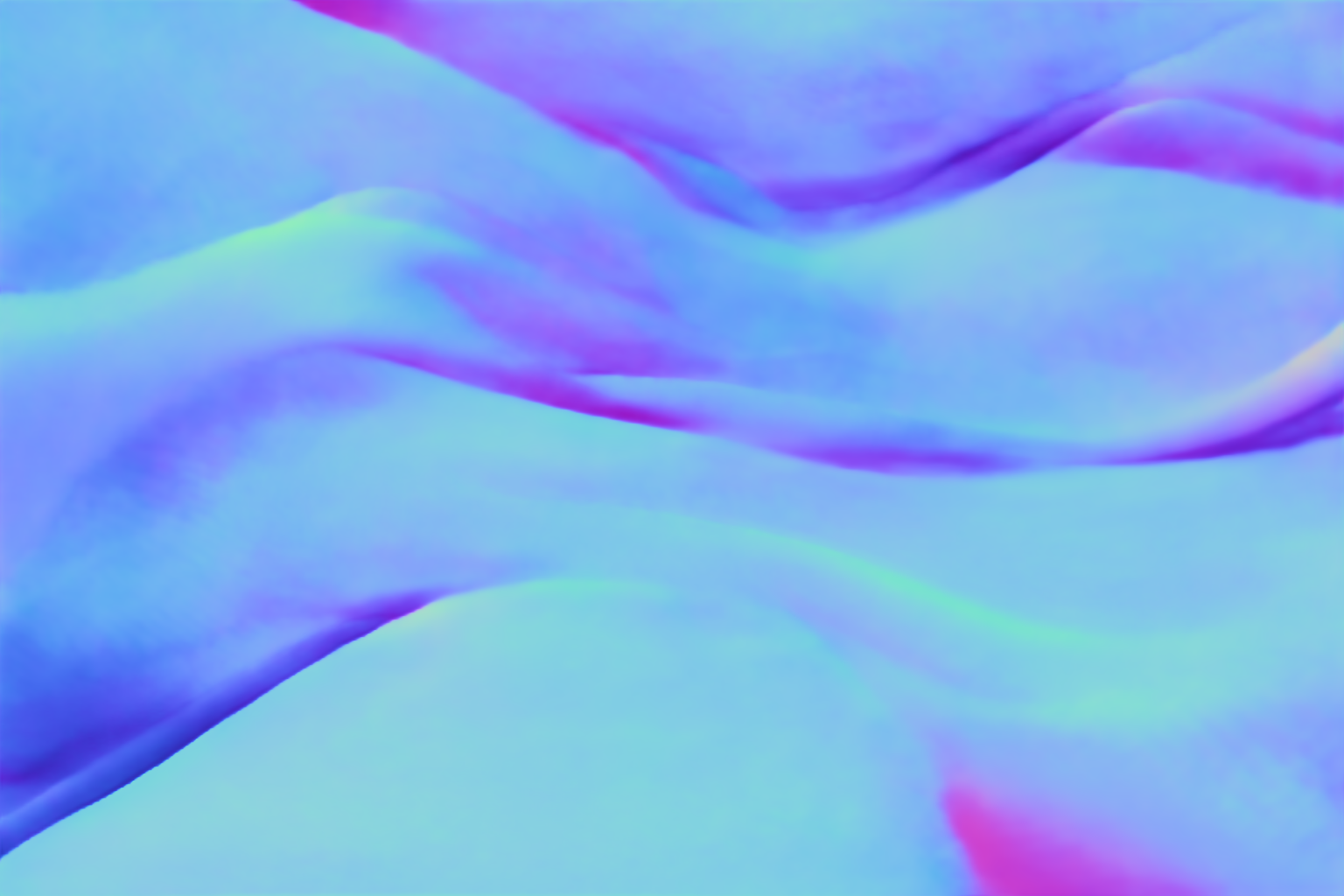 Preview of T mesh grad: surface normal map