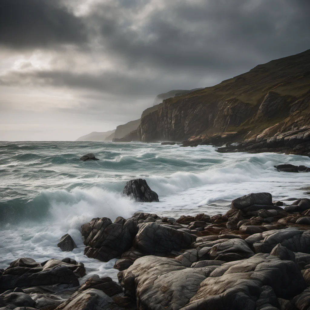 Preview of Rocky coastline with breaking (WebP q85)