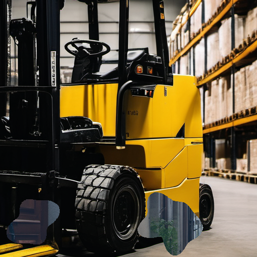 Preview of V forklift: object composited in