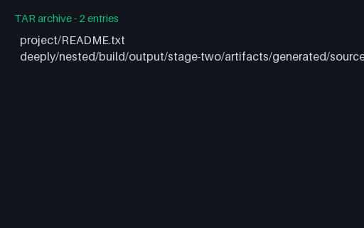 Preview of TAR - USTAR Prefix-Split Path