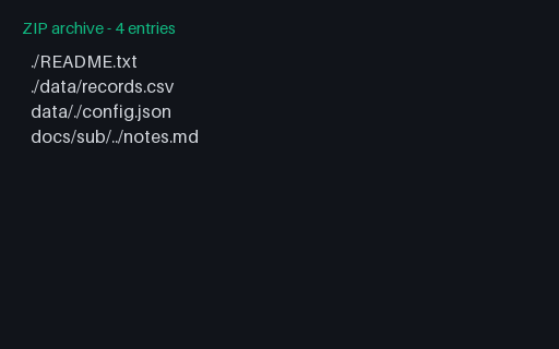 Preview of ZIP - Dot Segments in Member Paths