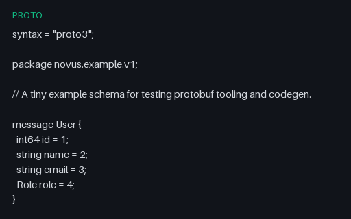 Preview of Protocol Buffers Schema (proto3)
