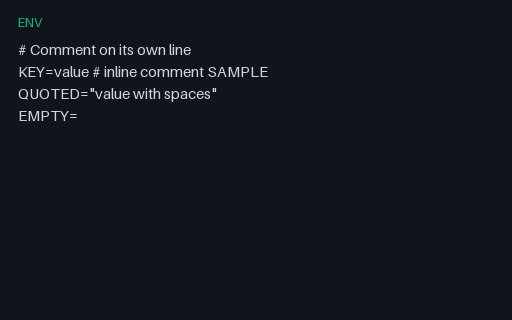 Preview of Environment File — Comments Edge (.env)