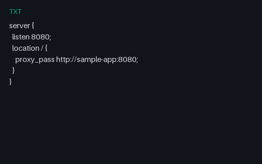 Preview of Nginx Sample Config