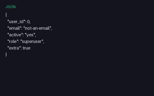 Preview of User Instance — Invalid (5 violations)