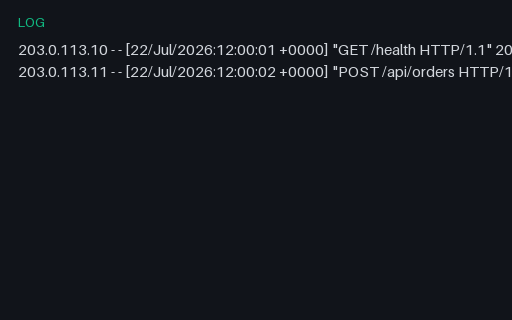 Preview of Log Sample — Nginx Access Sample