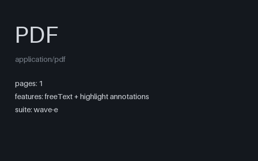 Preview of PDF Annotations — Footer Flag