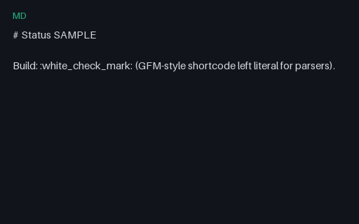Preview of Markdown Twin — Emoji-Ish (GFM)
