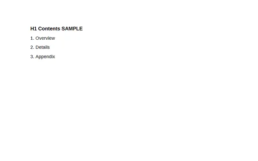 Preview of Tagged PDF SAMPLE — Toc Outline