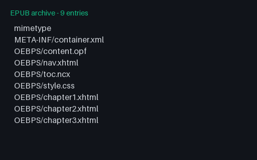 Preview of EPUB 3 - Navigation Document and NCX Disagree