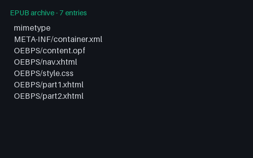 Preview of EPUB 3 - Flattened Single-Level Contents