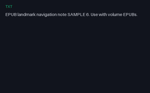 Preview of TXT — EPUB Landmark Note 06