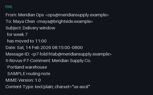 Preview of EML — Headers Folded With HTAB Continuations
