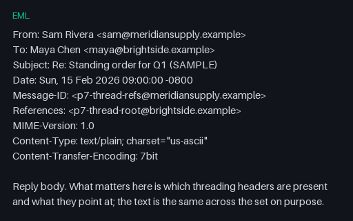 Preview of EML — Reply With References and No In-Reply-To
