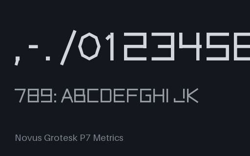 Preview of TTF — unitsPerEm 1000 (decimal grid)
