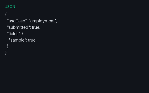 Preview of Employment I-9 Style Sample Response (JSON)