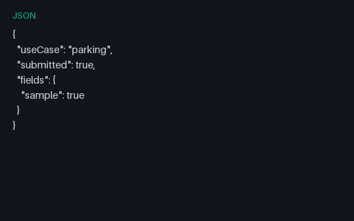 Preview of Parking Permit Sample Response (JSON)