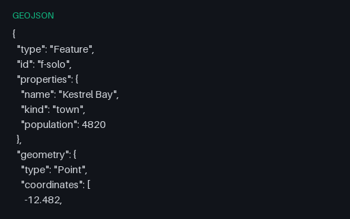 Preview of GeoJSON — Single Feature (no FeatureCollection)