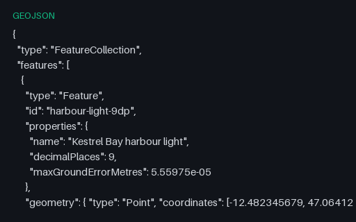 Preview of Coordinate Precision — 9 Decimal Places
