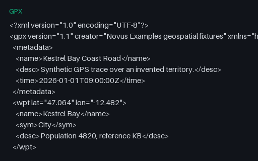 Preview of GPX — Standalone Waypoints Only