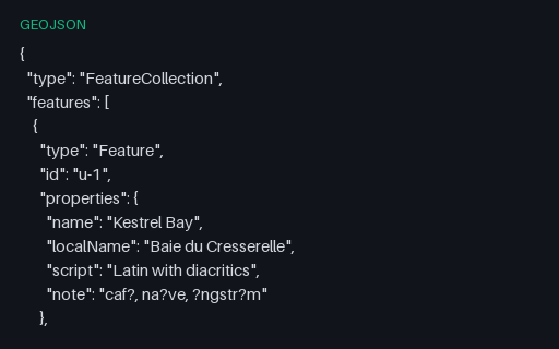 Preview of GeoJSON — Non-ASCII Property Values
