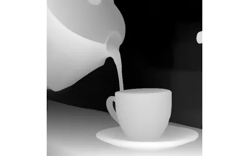 Preview of F coffee pour: depth map