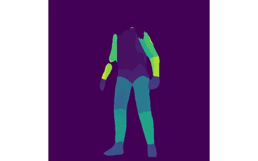 Preview of G char knight: dense pose map