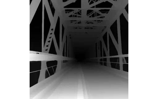 Preview of L bridge: depth map