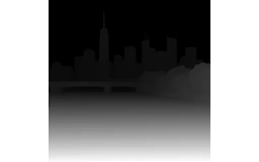 Preview of L city sky: depth map