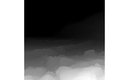 Preview of L coast: depth map