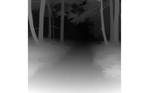 Preview of L forest path: depth map