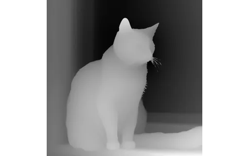 Preview of N cat window: depth map