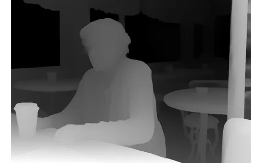 Preview of P stick cafe: depth map