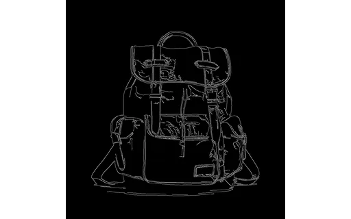 Preview of Pr backpack: canny edge map