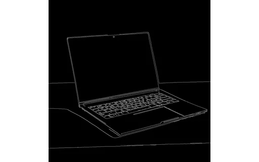 Preview of Pr laptop: canny edge map