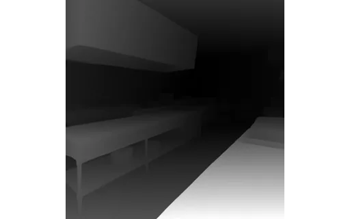 Preview of S kitchen clean: depth map